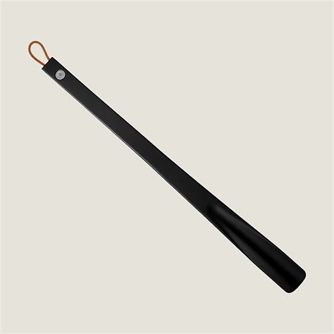 hermes shoe horn|Beechwood shoe horn, large model .